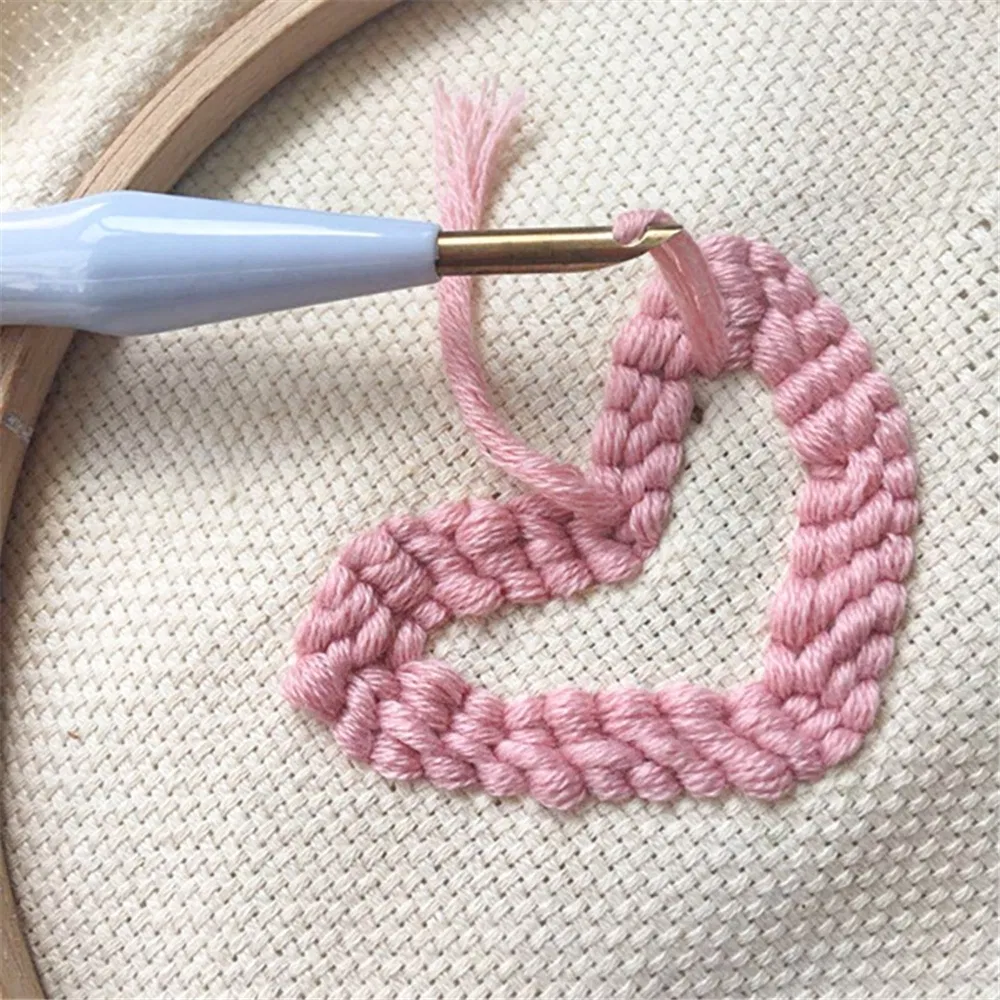 Monks Cloth Fabric Punch Needle for DIY Embroidery Needlework 1*1 M