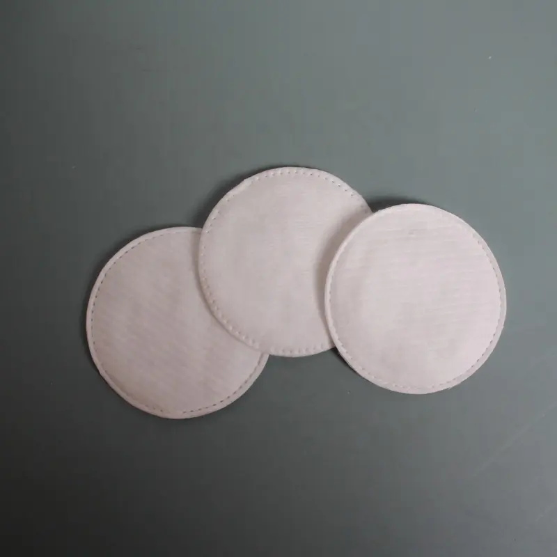 Pure Cotton Pad Double Effect with Pinhole Lock Edge for Makeup