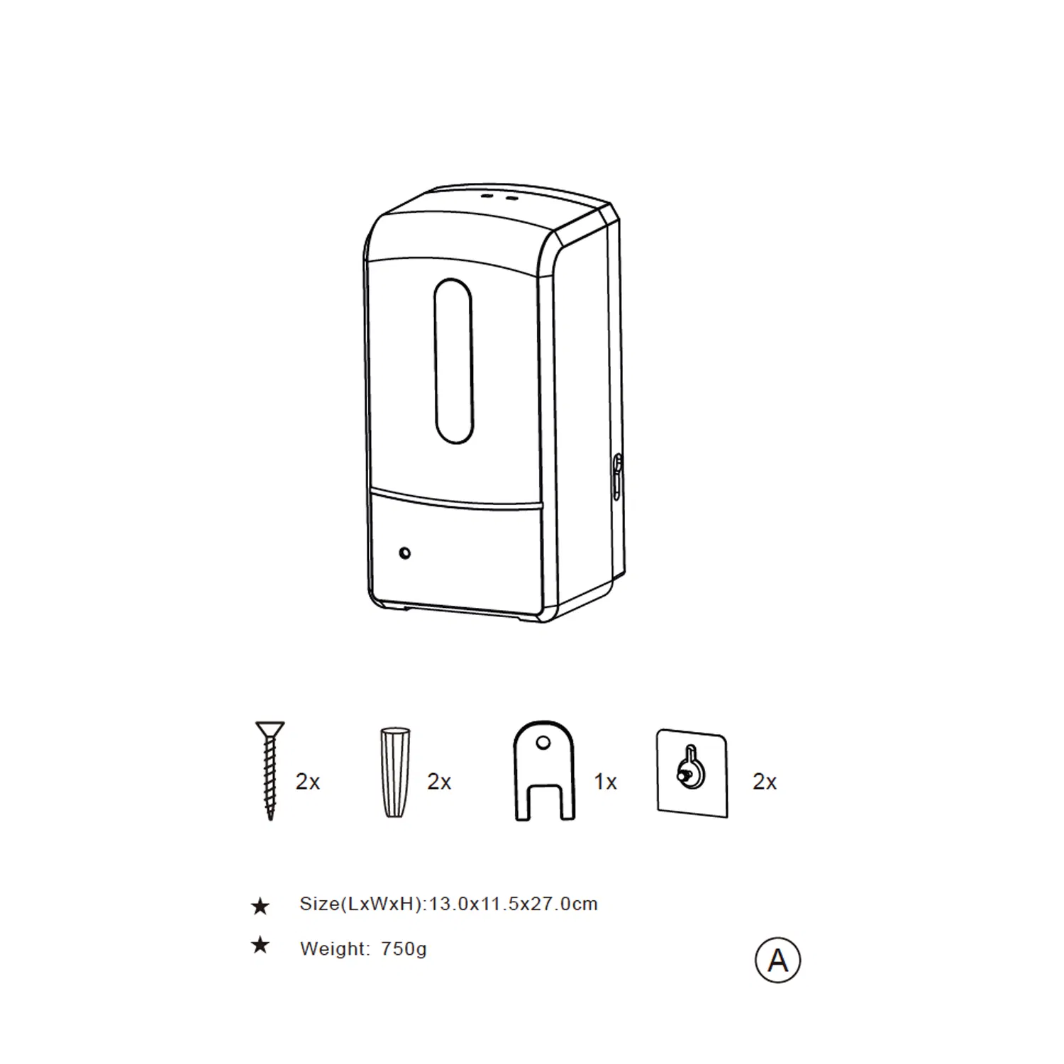Electric Automatic Hand Sanitizer Dispenser / Spray Foam Gel Sensor Soap Dispenser