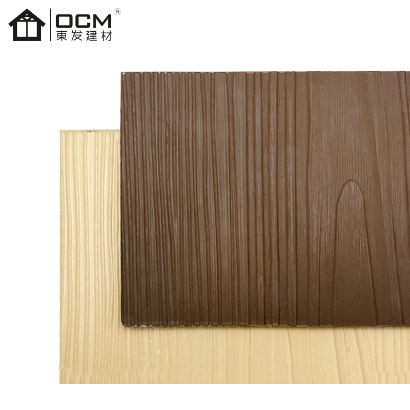 Lap Side Wood Grain Fiber Cement Board Decorative Exterior Cement Board