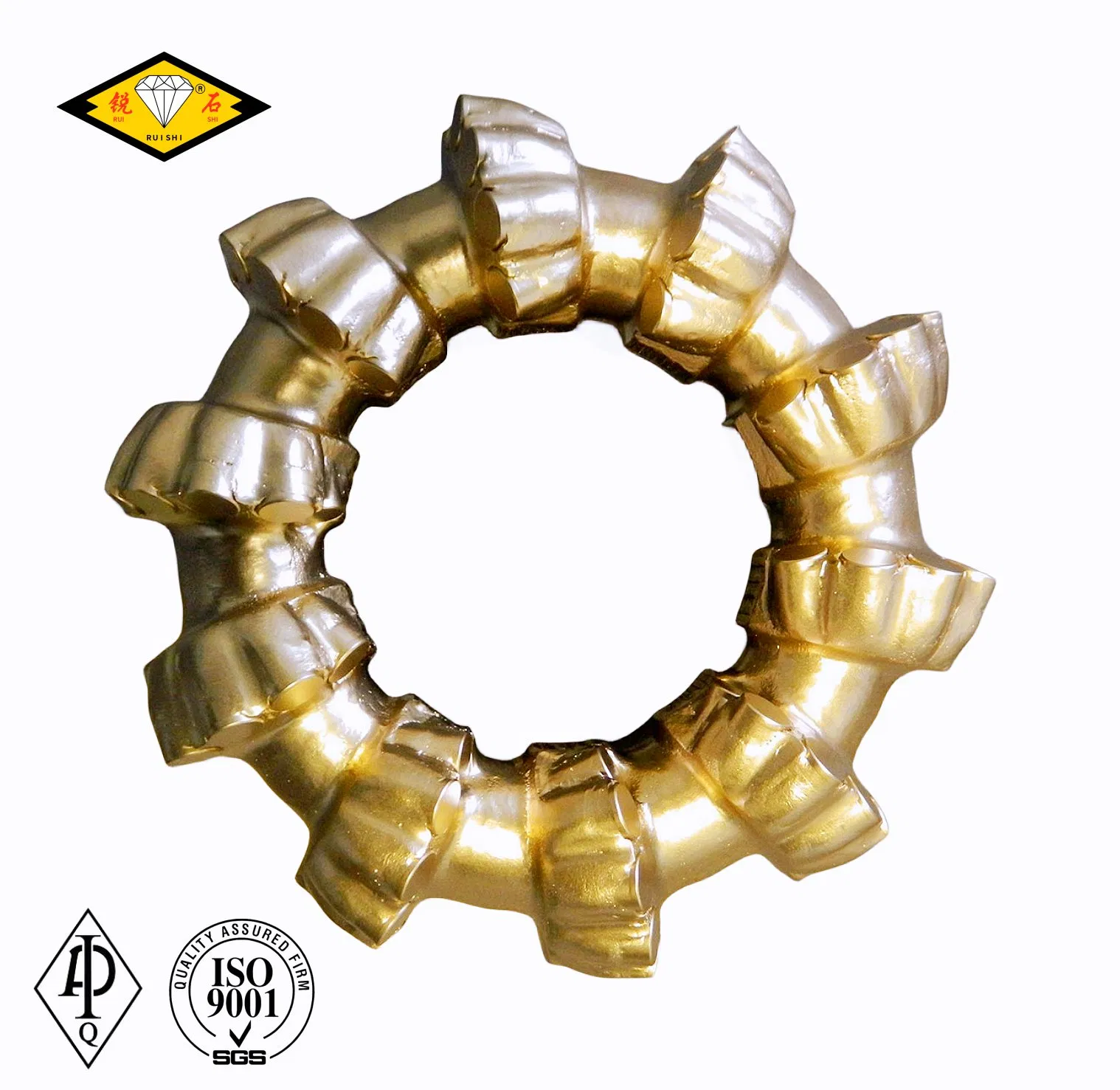 6 1/8'' 10 Blades Matrix Body Core Drilling Bits for Soil Investigation and Drill out Cylindrical Core Samples