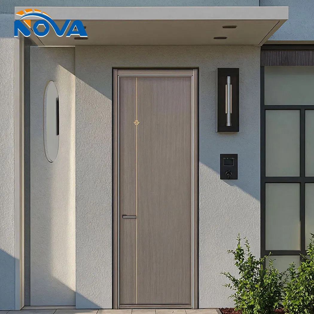 Modern Soundproof Composite Door - PVC Melamine Swing/Side Opening Door