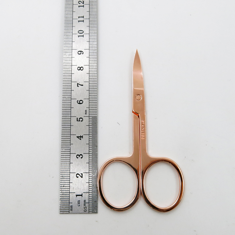 Rose Planting Beauty Scissor Stainless Steel Eyebrow Hair Facial Trimming Tweezers Scissors Tools for Manicure Care