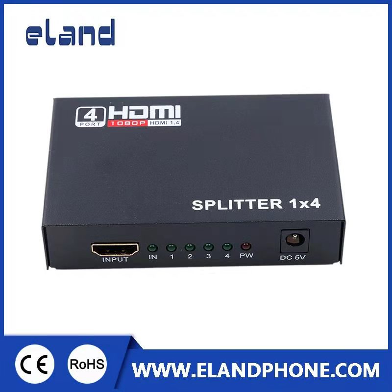 Разветвитель HDMI 1x4 на 4 порта, 1080P