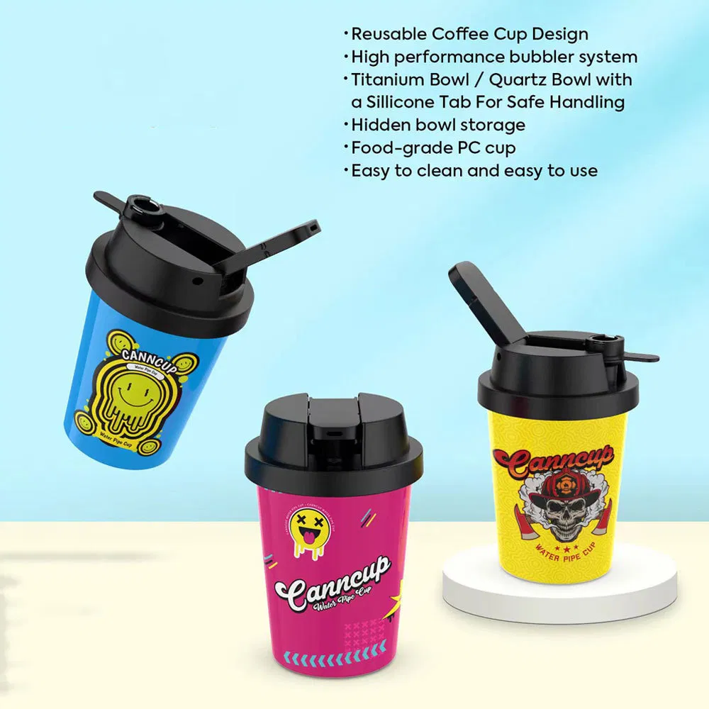 Hookah Mini Coffee Cup Shape Portable Water Hand Pipes Oil Rigs Tobacco