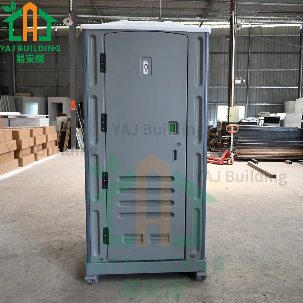 Low Price Easy Assembly Prefab Bathroom Outside Public Movable Portable Plastic Toilet
