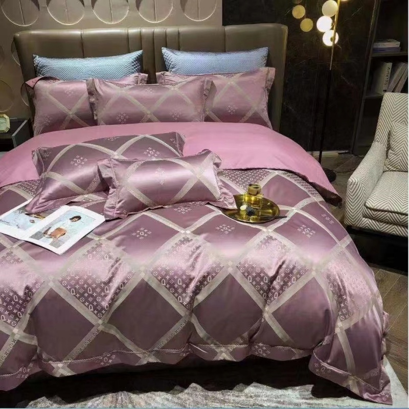 Jacquard Weave Duvet Cover Bed Euro Bedding Set for Double Home Textile Luxury Pillowcases Bedroom Comforter 220X240 No Sheet