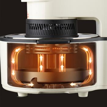 Hot Sale 5.5L Power Digital Industrial Electric Hot Air Fryer for Home Kitchen