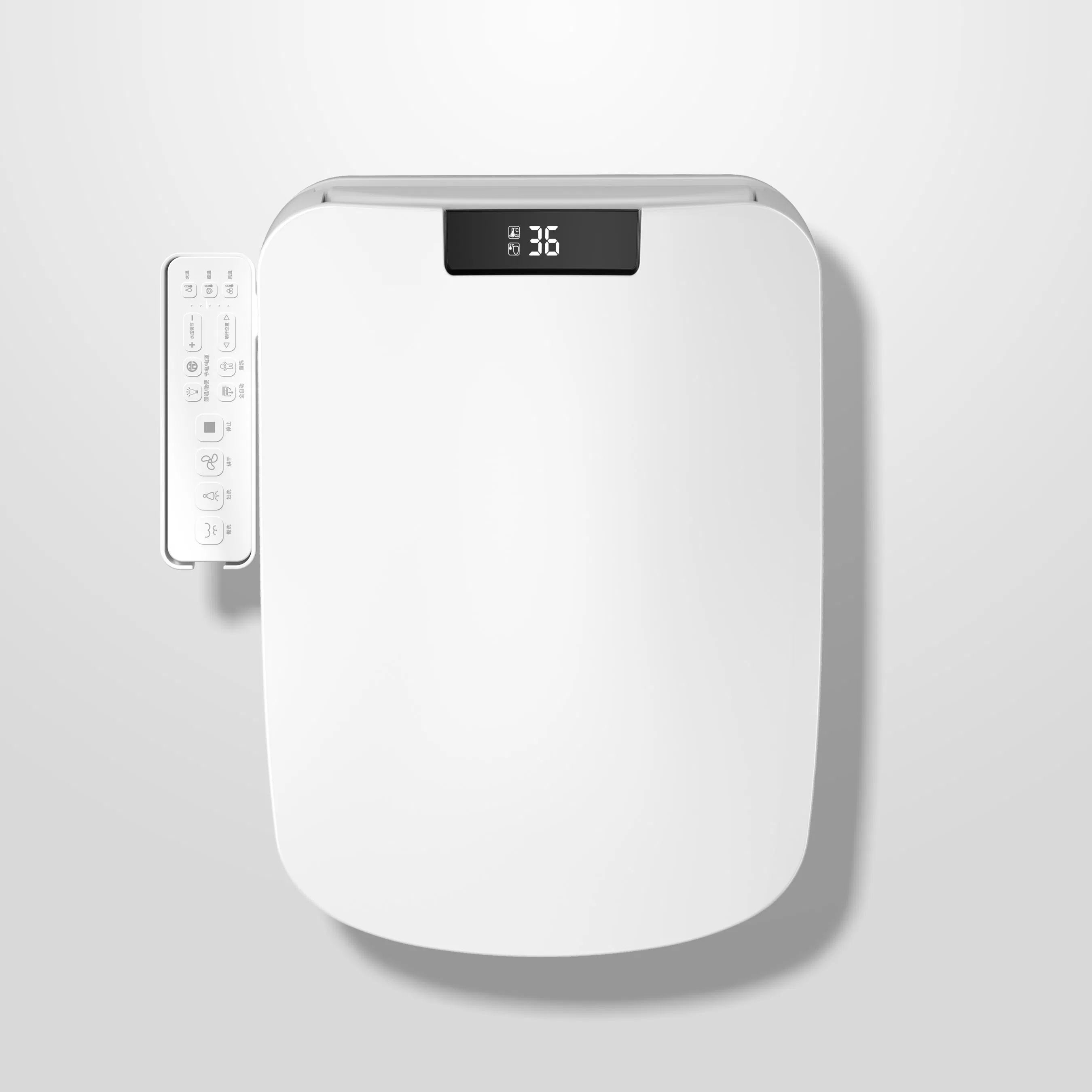 Modern Seat Heating Smart Toilet Bidet Soft-Close Intelligent Smart Toilet Seat Cover