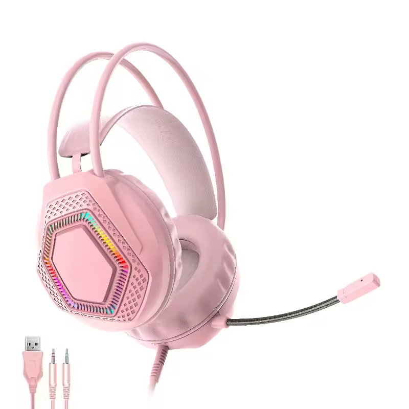 USB Wired Anc Headphones with Microphone