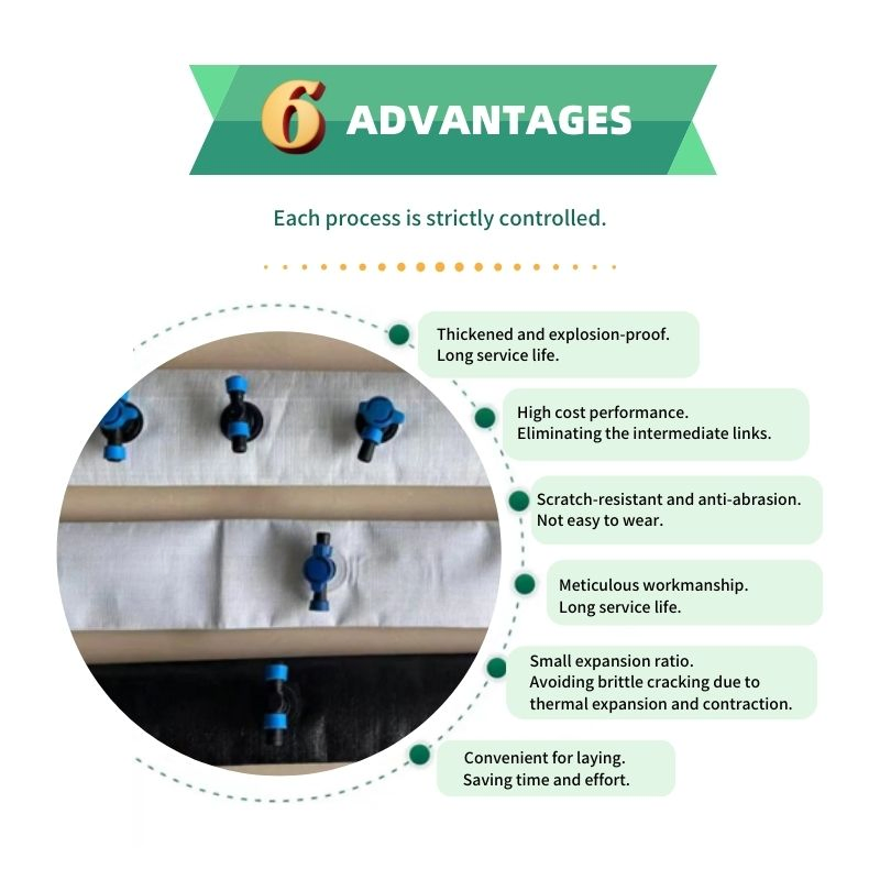 Капельная лента Layflat для полива, 50/100м