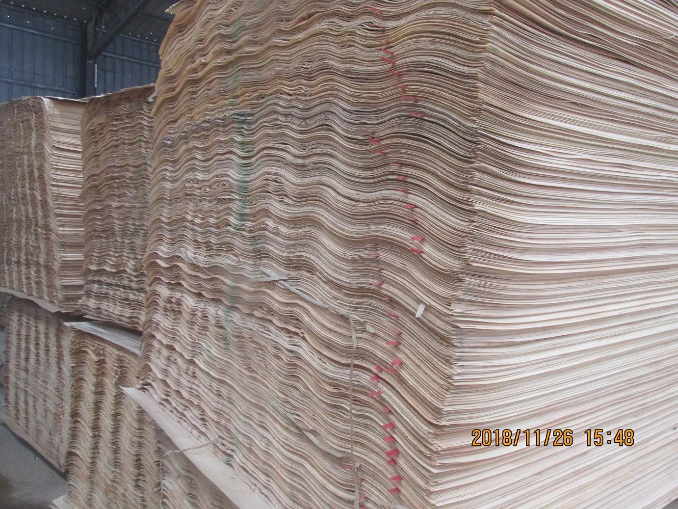 Pine Veneer Pine Veneer 0.6mm 0.7mm Radiata Pine Wood Veneer for Plywood Face and Back