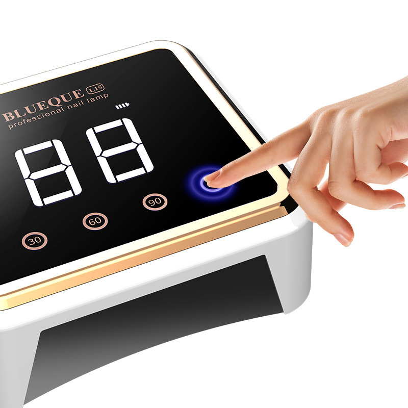2025 New Rechargeable Quick Drying Powerful Nail Gel Dryer UV Nail Lamp