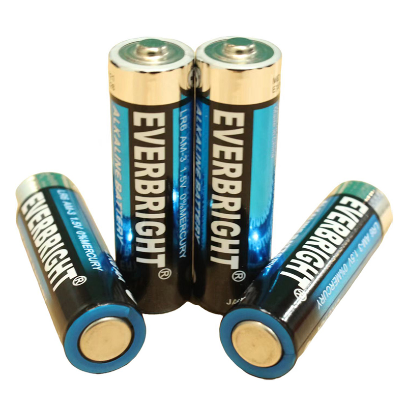 Premium Long-Lasting Am3 Lr6 AA Alkaline Batteries for Electronics