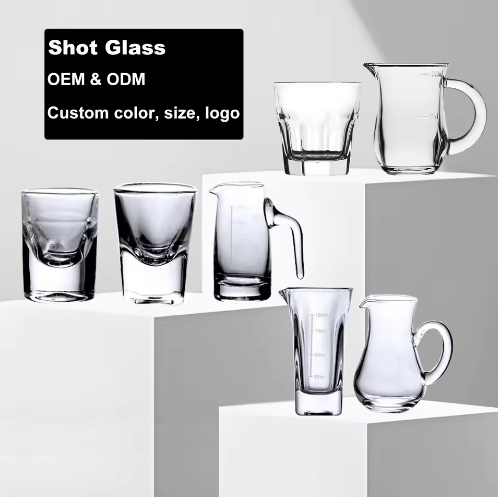 Custom Logo Break Resistant Reusable Multiple Uses Shot Glass for Drink
