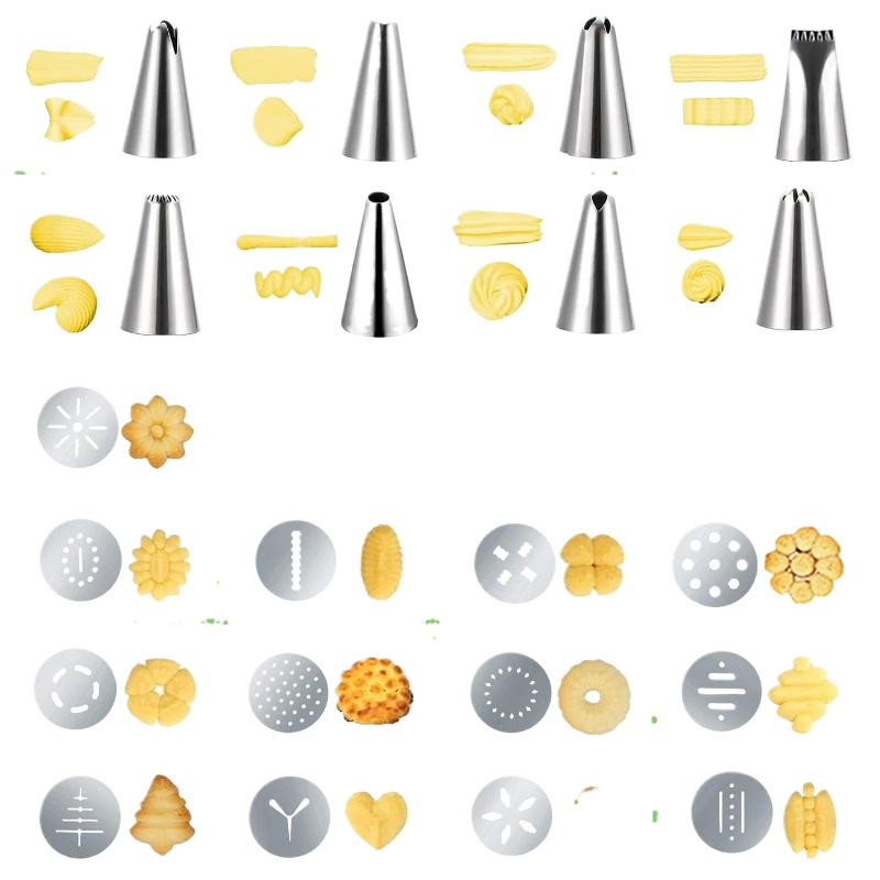 OEM Stainless Steel Cookie Set Decoration Press Gun Kit