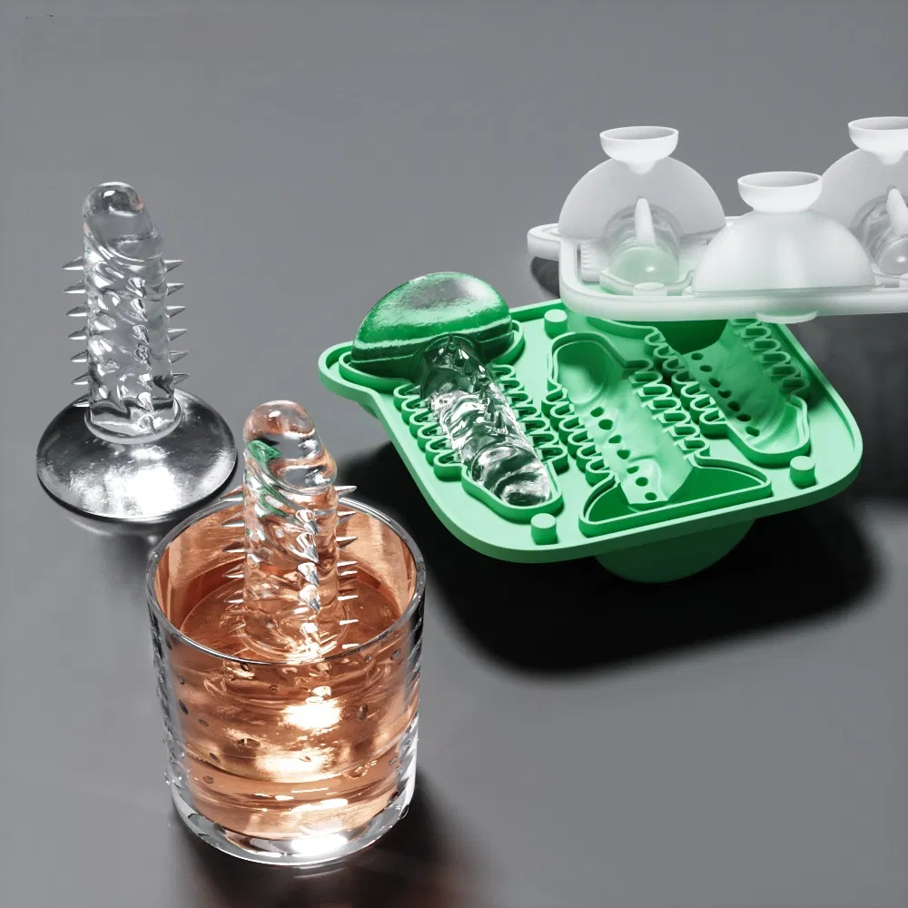 BPA Free Variety Creative Silicone Ice Cube Tray with Lid