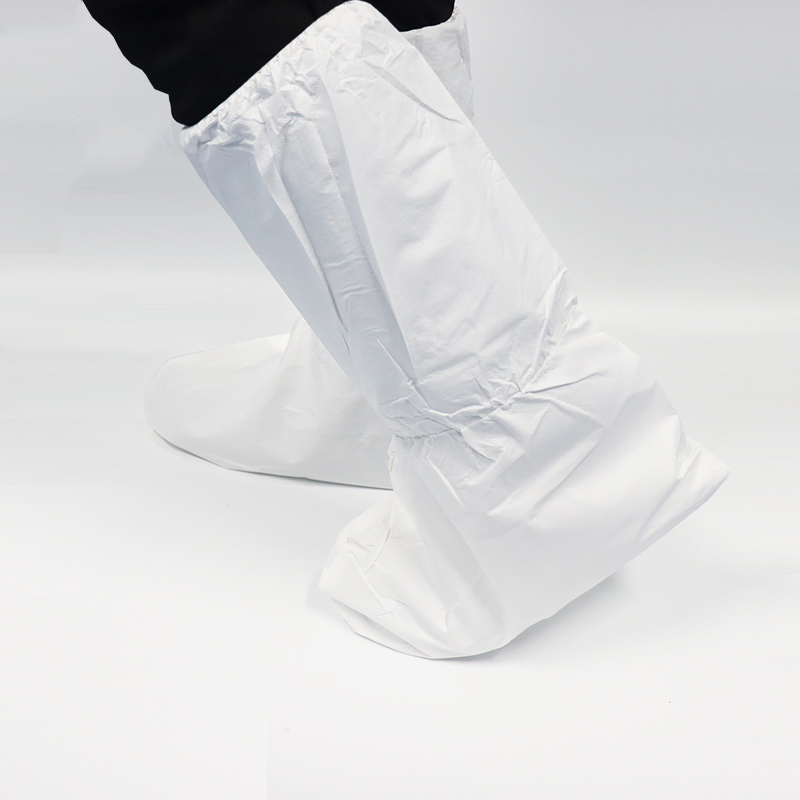 Plastic Long Shoe Cover Clear Waterproof Anti-Slip Overshoe for Women Men Water Boots Cover Rainy Day Use Cover