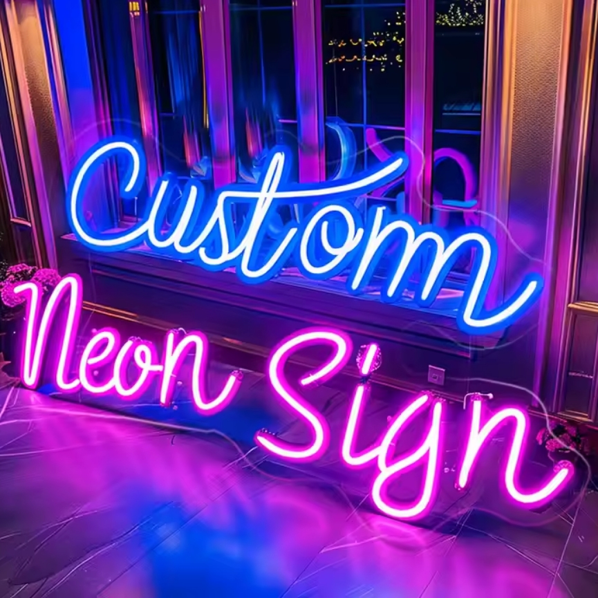Custom Business Logo Large Advertising Letter Sign LED Light Neon Sign