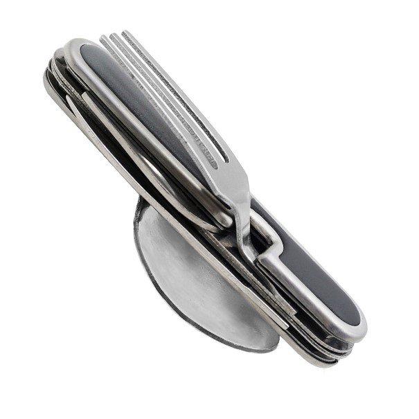 4-in-1 Camping Utensils Hiking Cutlery Knife for Picnic Travel Barbecue