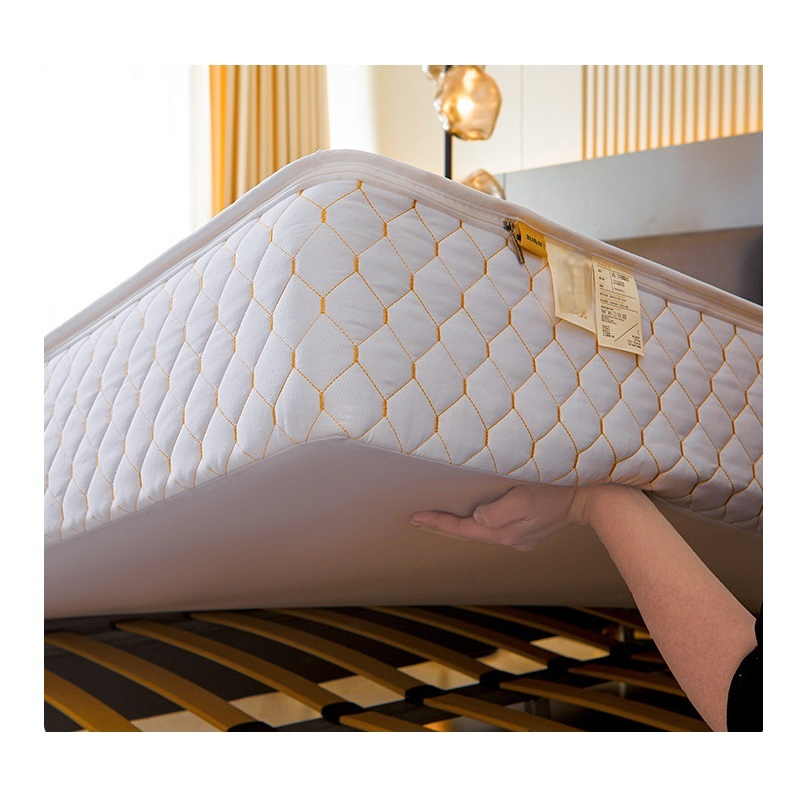 Quilted Hypoallergenic 6-Side Boxspring Mattress Encasement Protector with Zipper Surrounded