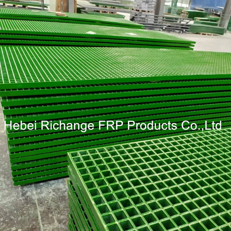 Fiberglass Mesh Walkway Floor Composite GRP FRP Gratings Fiberglass Reinforced Plastic FRP Grating Walkway