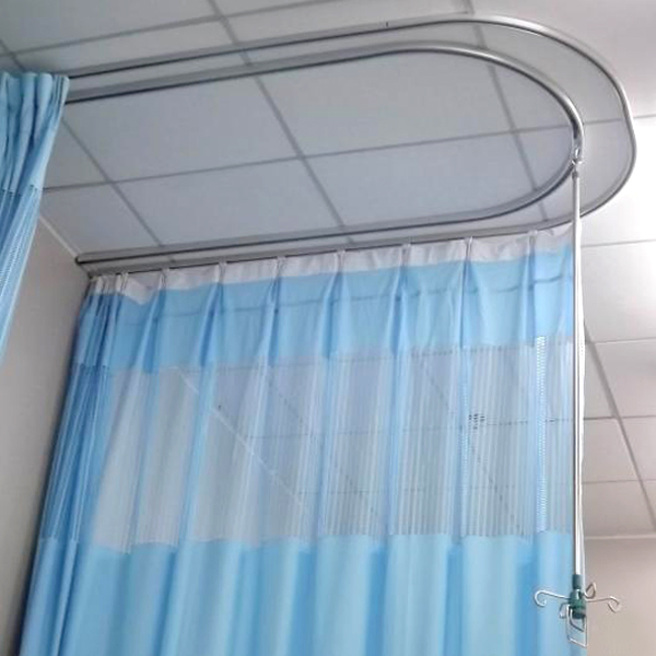 Hospital Privacy Hospital Track Curtain System Curved Hospital Curtain Track Hospital Ceiling Curtain Track