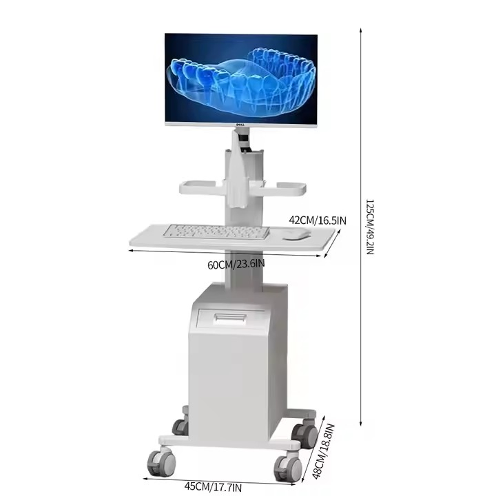 Mobile Medical Computer Stand for Versatile Healthcare Use