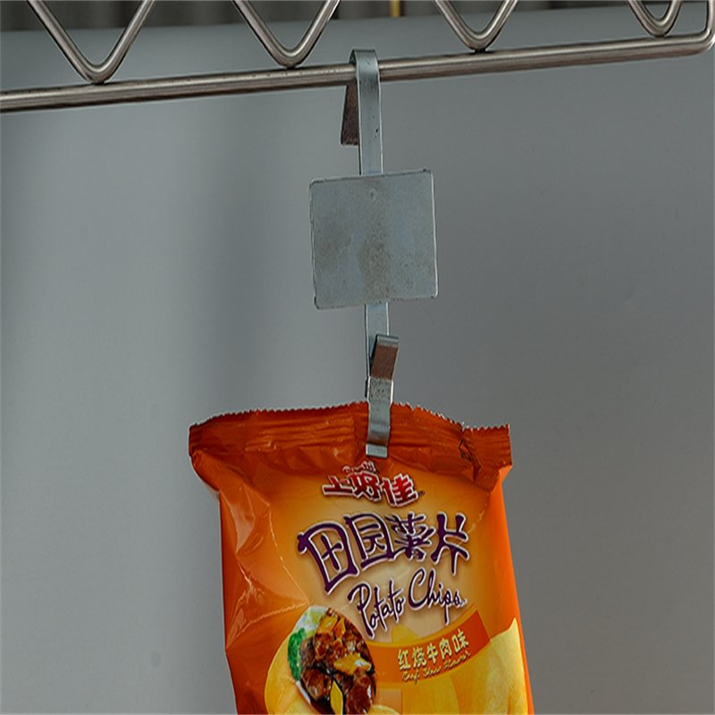 Клип-стрип с крючками для полок супермаркета