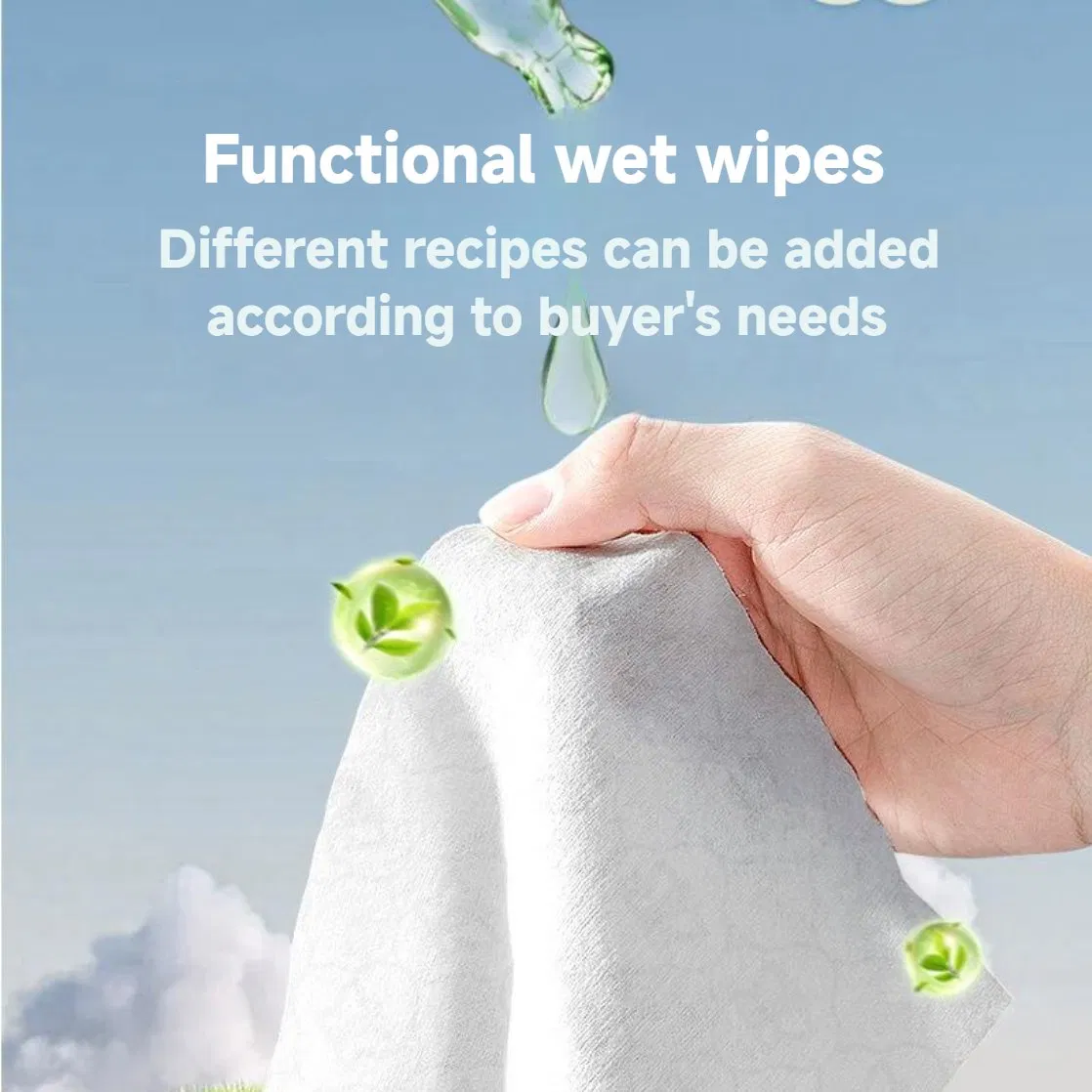Weakly Acidic Ionized Water SPA Skin Friendly Disposable Flushable Toilet Wet Wipes