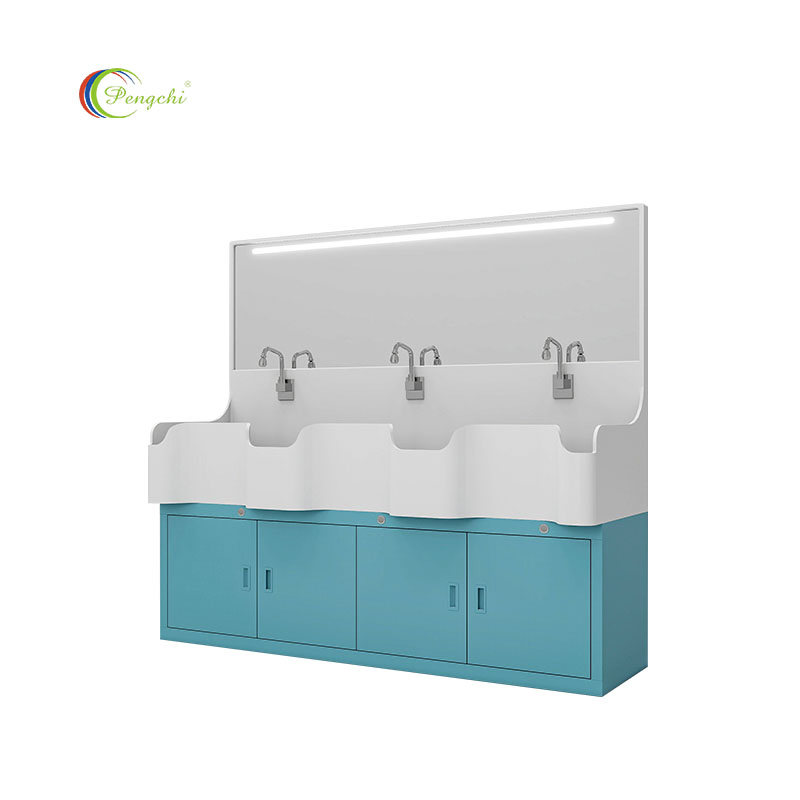Color-Match Hospital Handwashing Sink for Custom Interior Design Integration