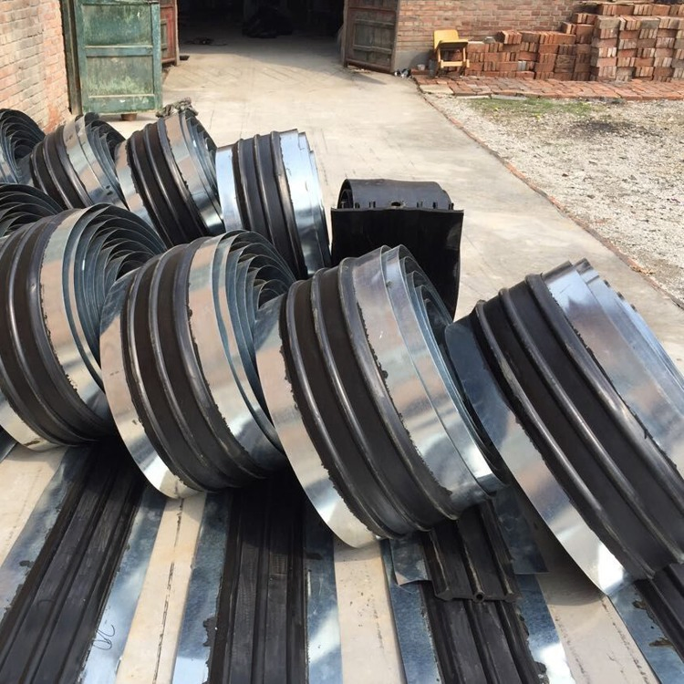 Manufacturer Direct Sale Rubber Waterstop with Steel Edge Steel Edge Rubber Water Stop for Building Waterproofing