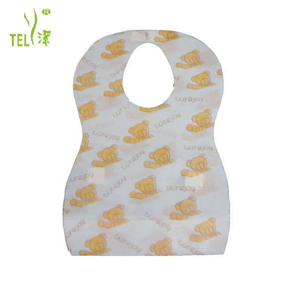 High Quality Individual Package Waterproof Disposable Baby Bibs in Feeding