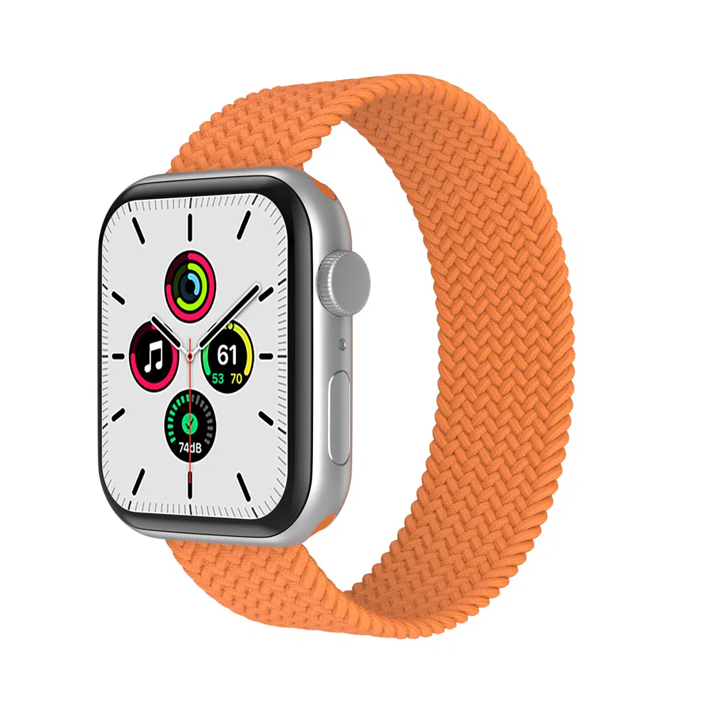 Single-Loop Woven Elastic Strap Nylon Strap iWatch
