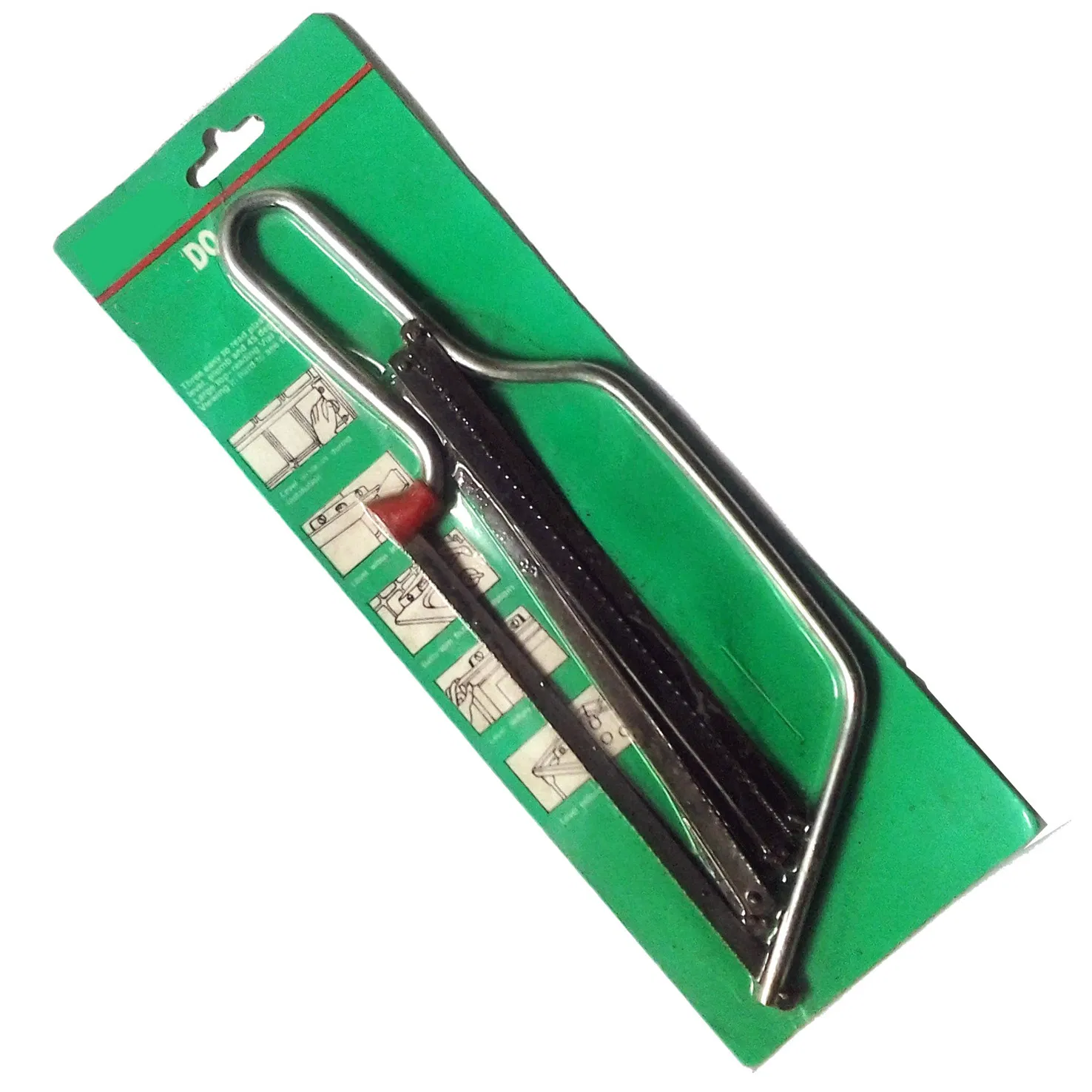 6"/150mm Zinc Plated Round Steel Rod Body Mini Hacksaw Frame with Blades