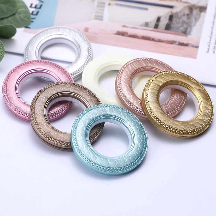 Nice Quality Curtain Eyelets Cheap Price Plastic Curtain Rings for Curtain Poles