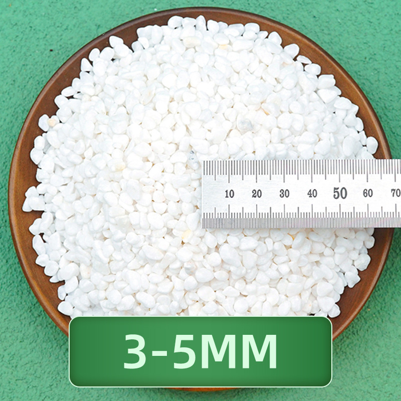 White Pebbles for Plants Garden Vases White Rocks Gravel Decorative Stone