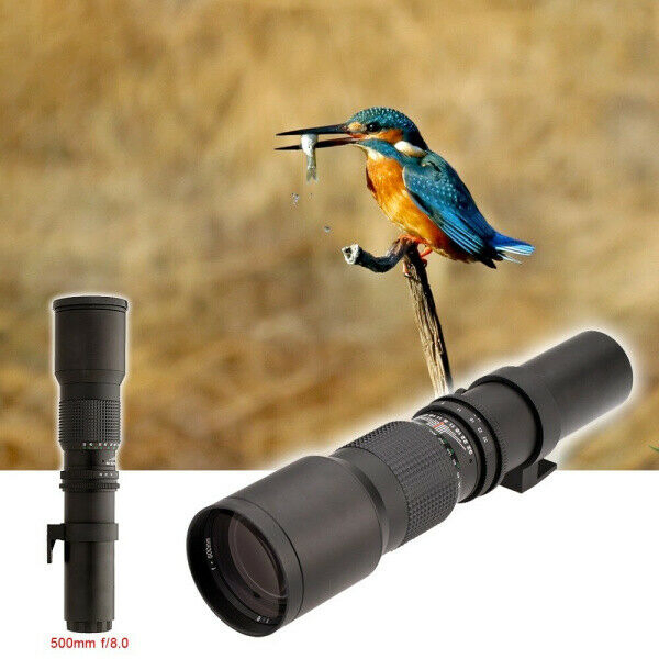 Ручной суперзум-объектив 500mm для Canon/Nikon