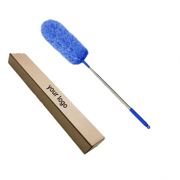 Superfine 100 Inches Telescopic Long Extension Handle Microfiber Bendable Duster