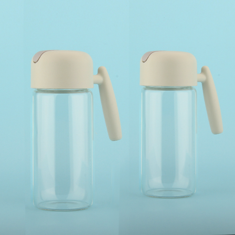 Kitchenware Oil Bottle Borosilicate Glass Oiler 400ml