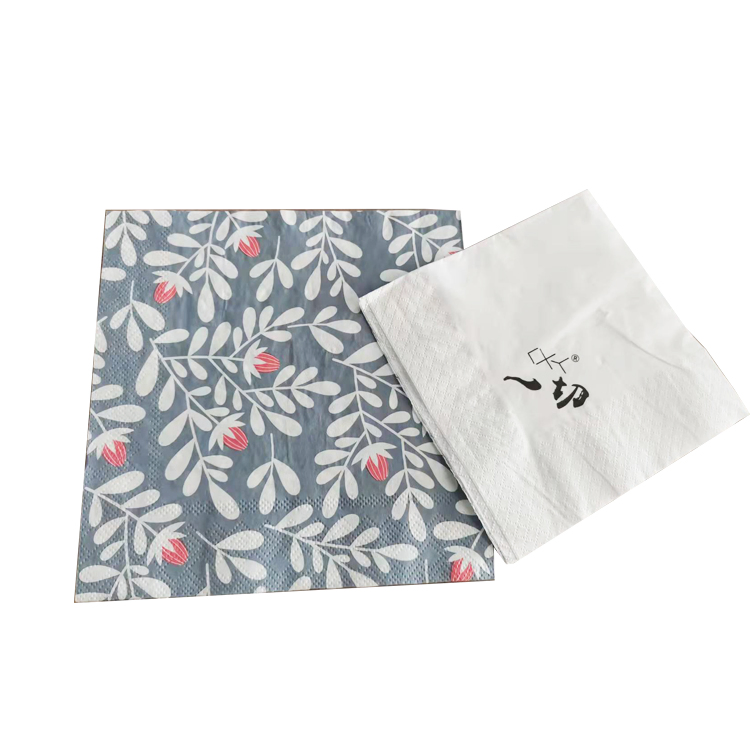 Premium Paper Tissue Napkins Customized Logo Disposable Restaurant Napkins Serviette Paper