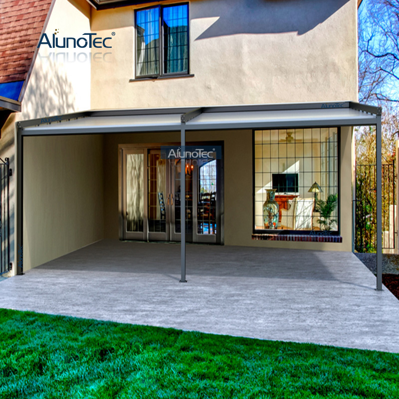 OEM Pergola Motorized Waterproof Retractable Outdoor Yard Aabric Pergolas Awnings with Sofa Beds
