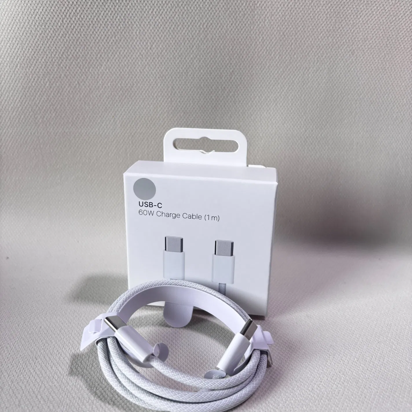 Кабель USB-C — Lightning 60W, 1 метр, быстрая зарядка