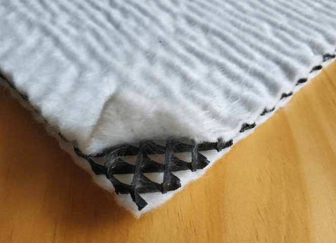 Geotextile Drainage Mat Drainageand Reinforcement L Composite Drainage Network with Needled Punched Non-Woven Geotextile and Three-Dimensional Geonet Core for