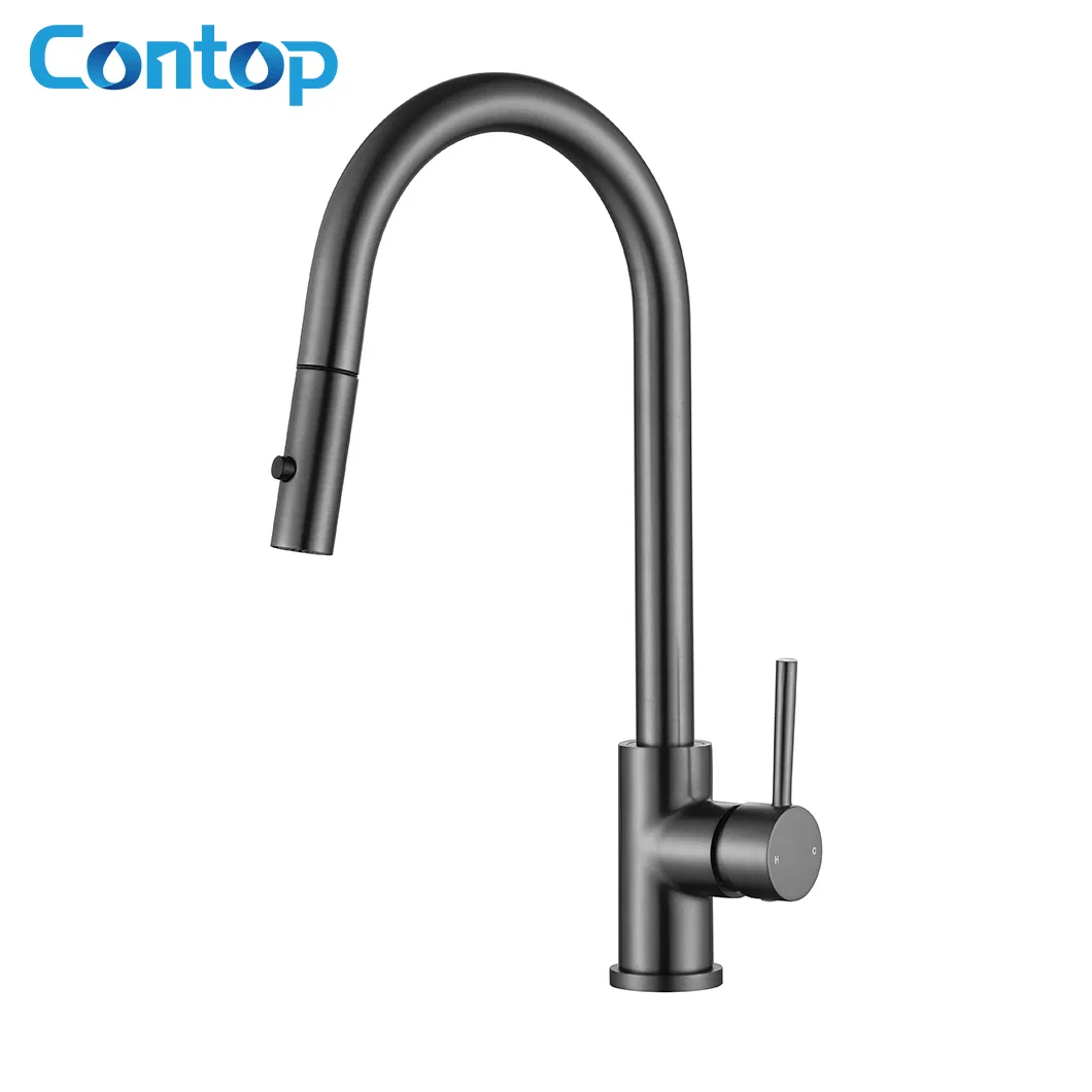 Australian Standard Watermark Gold Kitchen Tap Accessories Brass Body Single Handle Kitchen Mixer Faucet