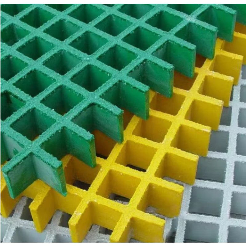 Longevity GRP/FRP Gritted-Surface Grating with Plate for Stair Tread