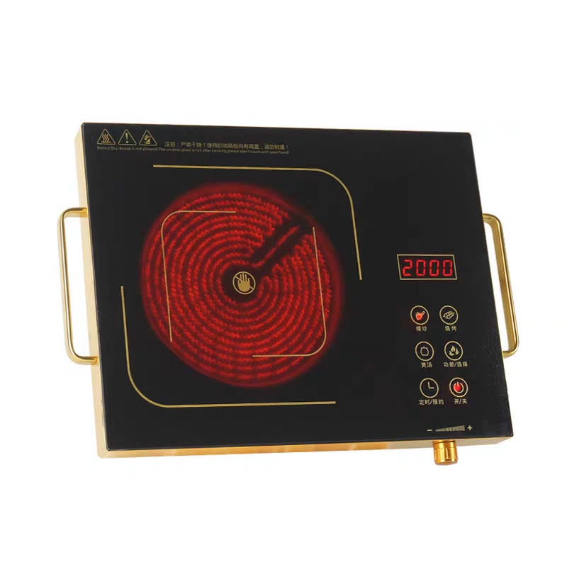 Household Electric Stove Infrared Multifunction Infrared Cooker Ceramic Cooktop with Handle