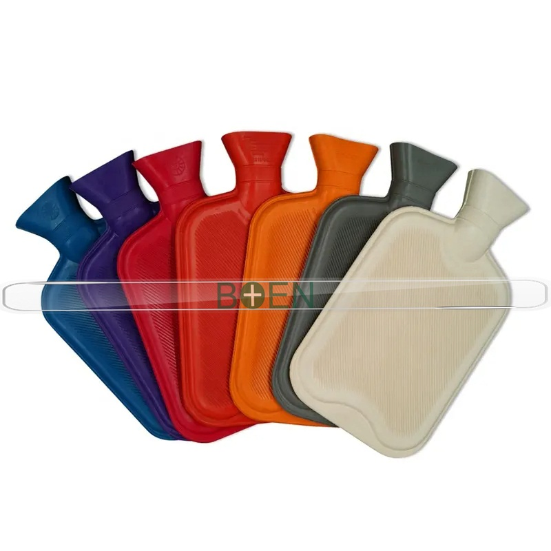 2L Large Reusable Leak Proof Hot-Water Bag Hot Compress Rubber Hot Water Bag for Neck Shoulders Dysmenorrhea Pain Relief