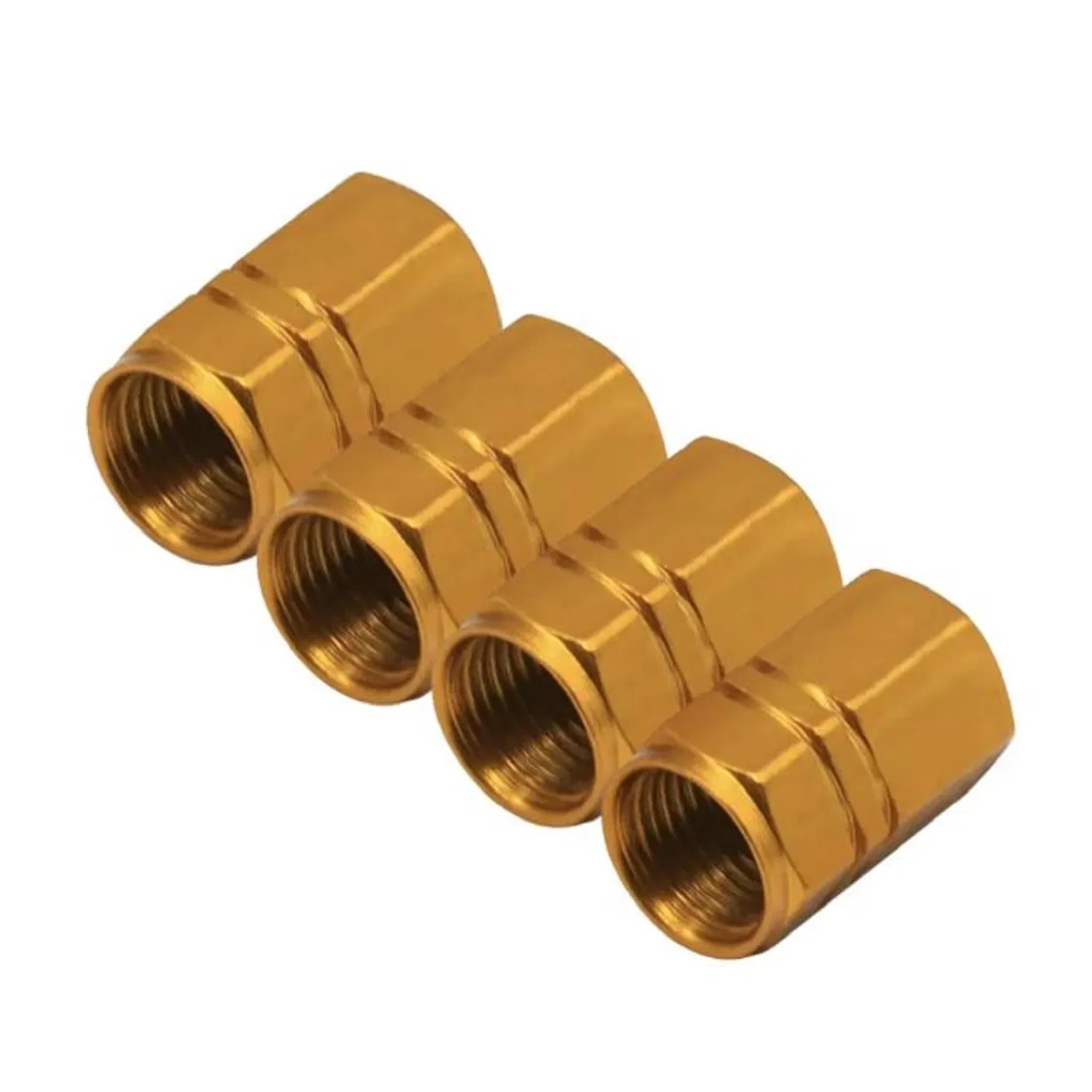 CNC Turning Machining Component Custom Anodized Colorful Aluminum Alloy Parts Valve Caps