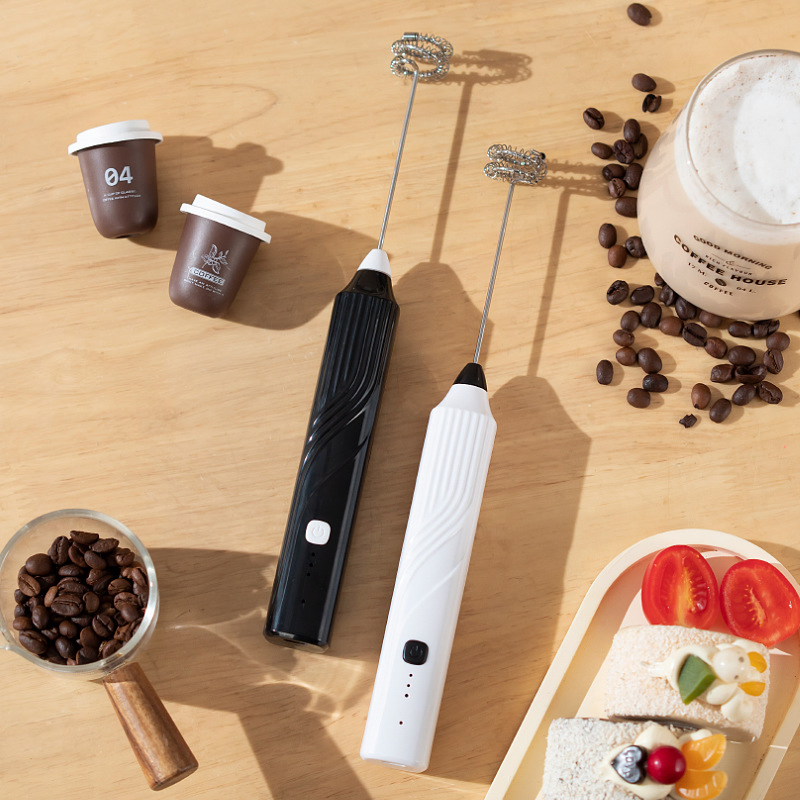 How to Froth Milk with Electric Frother Electric Milk Frother Wand
